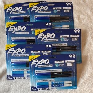 Expo Mixed Marker Set 6 packs